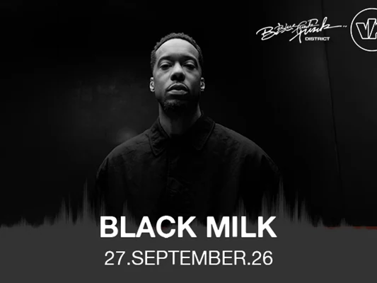 Black Milk — visuel promotionnel officiel de la soirée VK