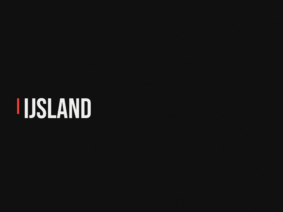 IJSLAND à Trix — visuel éditorial La Couverture