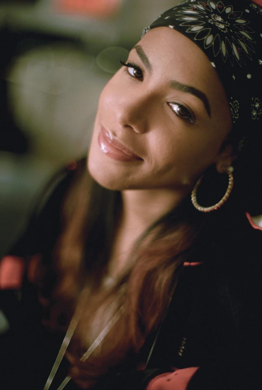 Aaliyah — portrait, Berlin, mai 2000
